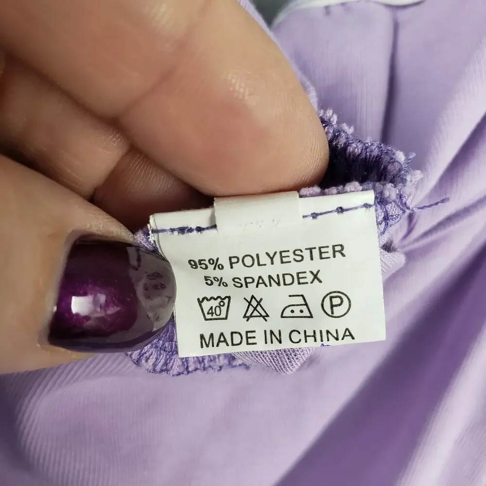 No brand ruffled hem